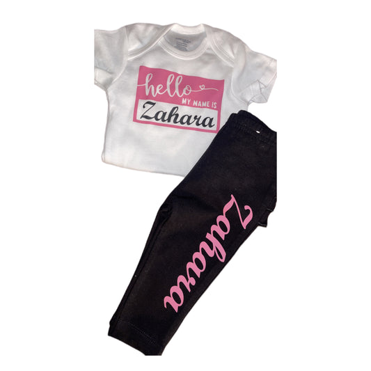 Baby Name Outfit