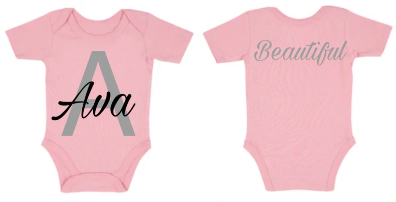 Baby Onesie(Front&Back)